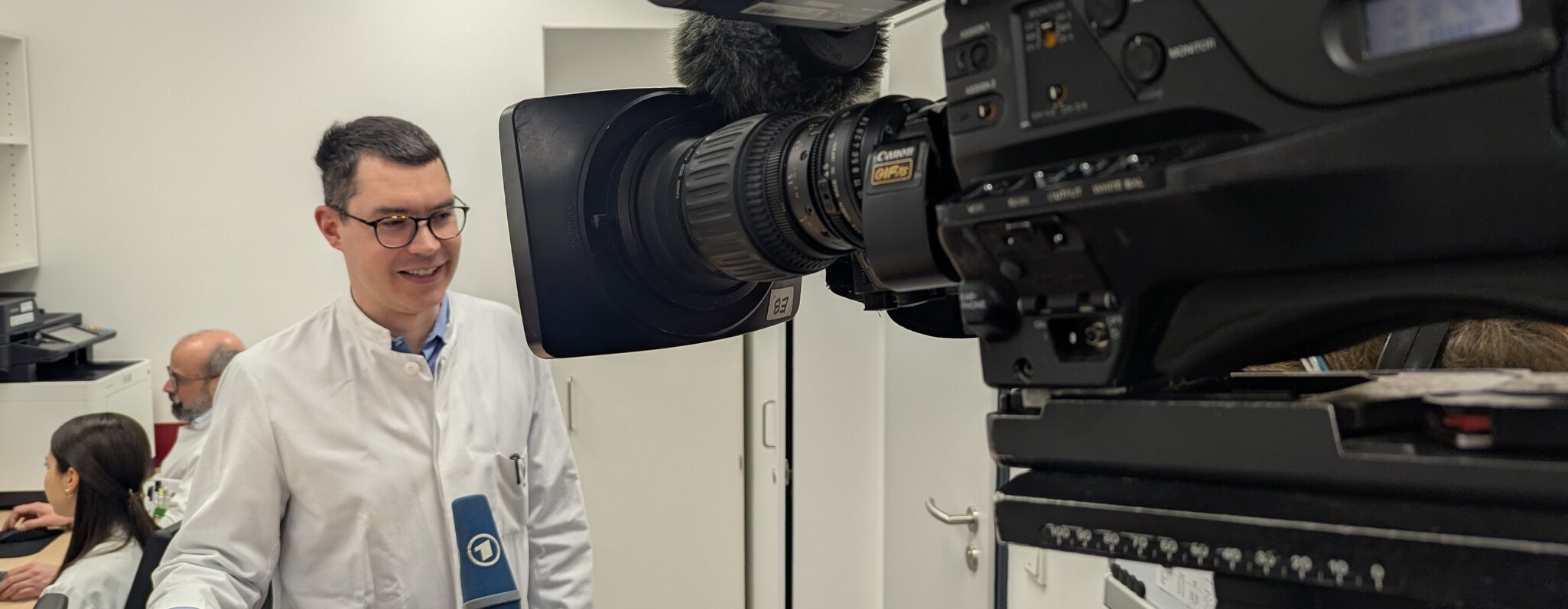 Professor Markus Hecht Direktor der Klinik für Strahlentherapie im Interview mit dem SR