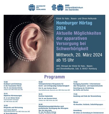 Plakat des Homburger H&ouml;rtages 2024