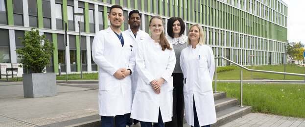 das Team der Pr&auml;ventionsambulanz am UKS