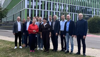 Gruppenbild vor der IMED