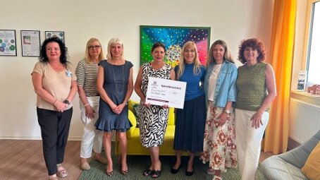 Zonta übergibt 500 Euro an das Childhood-Haus Saarland