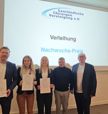 Bei der Preisverleihung