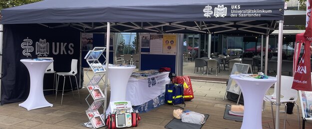 UKS-Stand beim Aktionstag