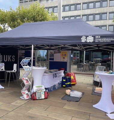 UKS-Stand beim Aktionstag