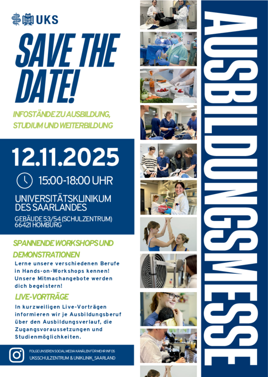 Plakat UKS Ausbildungsmesse November 2025