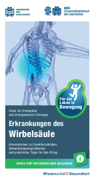 Infoflyer der Orthopädie zu Erkankungen des Wirbelsäule (PDF)