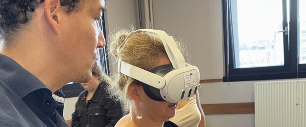 Eine VR-Brille im Praxistest