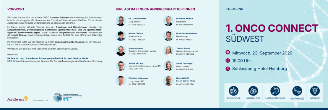 1. ONCO CONNECT SÜDWEST