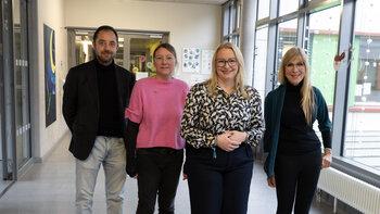 Besuch Bildungsministerin Christine Streichert Clivot KJP UKS 