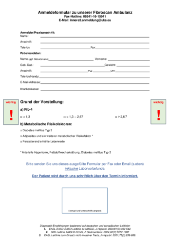 Anmeldeformular_Fibroscan Ambulanz